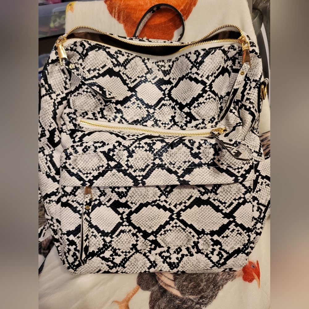 Snakeskin Backpack